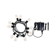 Rábalux Zirc kültéri szolár LED fényfüzér 3,6W meleg fehér L6,5m IP44 77165