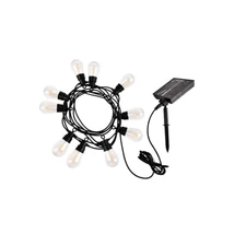 Rábalux Zirc kültéri szolár LED fényfüzér 3,6W meleg fehér L6,5m IP44 77165