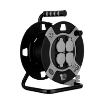 REV üres kábeldob 50m 4 dugalj csapófedéllel IP44 0010110412 REV üres kábeldob 50m 4 dugalj csapófedéllel IP44 0010110412