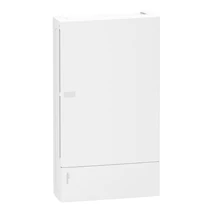 MINI PRAGMA Kiselosztó, teli ajtó, falon kívüli, 3x12 modul, PEN sín, fehér
