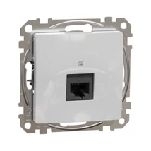 Schneider Sedna Design 1xRJ45 Cat5e UTP aljzat alumínium SDD113451