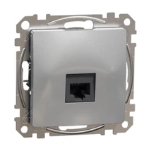 Schneider Sedna Design 1xRJ45 Cat6 UTP aljzat alumínium SDD113461