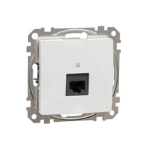 Schneider Sedna Design 1xRJ45 Cat6 UTP aljzat fehér SDD111461