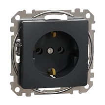 Schneider Sedna Design 2P+F dugalj antracit SDD114026