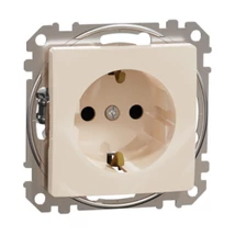  Schneider Sedna Design 2P+F dugalj gyermekvédelemmel bézs SDD112021