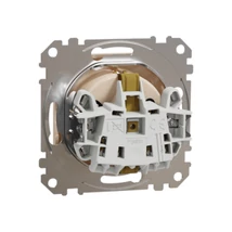 Schneider Sedna Design 2P+F dugalj gyermekvédelemmel bézs SDD112022