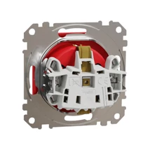 Schneider Sedna Design 2P+F dugalj gyermekvédelemmel nem reteszelt piros SDD115021