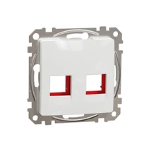 Schneider Sedna Design 2xRJ45 adapter KRONE ICS AMP-Tyco betétekhez fehér SDD111441C