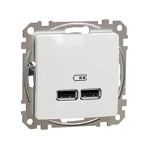 Schneider Sedna Design dupla USB töltő A+A 2.1A SDD111401