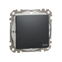 Schneider Sedna Design egypólusú kapcsoló (101) antracit IP44 SDD214101 