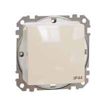 Schneider Sedna Design egypólusú kapcsoló (101) bézs IP44 SDD212101