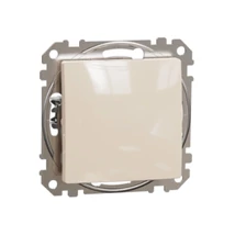 Schneider Sedna Design egypólusú nyomó (101N) bézs SDD112111