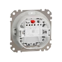 Schneider Sedna Design egypólusú nyomó (101N) csengőjellel fehér IP44 SDD211131