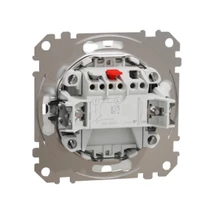 Schneider Sedna Design egypólusú nyomó (101N) lámpajellel antracit IP44 SDD214132