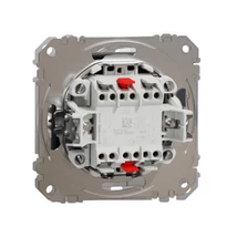 Schneider Sedna Design 106+6 kettős (dupla) váltókapcsoló antracit SDD114108