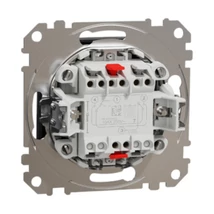 Schneider Sedna Design keresztkapcsoló (107) kék jelzőfénnyel antracit SDD114107L