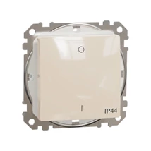 Schneider Sedna Design kétpólusú kapcsoló (102) bézs IP44 SDD212102