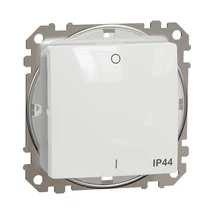 Schneider Sedna Design kétpólusú kapcsoló (102) fehér IP44 SDD211102