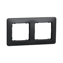 Schneider Sedna Design kettes (2-es) keret antracit SDD314802