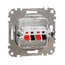 Schneider Sedna Design kettős hangfalcsatlakozó fehér SDD111411