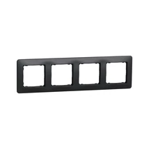 Schneider Sedna Design négyes (4-es) keret antracit SDD314804