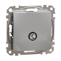 Schneider Sedna Design TV aljzat végzáró 4 dB alumínium SDD113471
