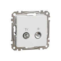 Schneider Sedna Design TV/R aljzat átmenő 7 dB fehér SDD111474R