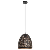 R.2277 Manorca függ E27 1x40W, fekete/arany