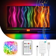 Smart TV fényfüzér USB 30 RGB LED 3 m bluetooth 58387