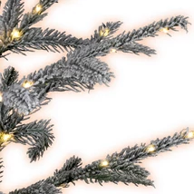 LED-ES ASZTALI DÍSZ, HAVAS FENYŐ - KMF 80