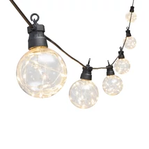 Party fényfüzér, sorolható, micro LED-es