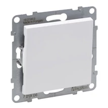 Legrand Suno 106 váltókapcsoló 10AX, fehér keret nélkül 721106