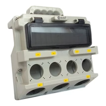 TP Electric ipari csatlakozó doboz szerelt hordozható 280x260mm 2db kicsi és 1db nagy vakfedéllel 3370-000-0000
