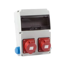 TP Electric Ipari doboz 5P16A + 5P32A + 2x 2P+f 11 modul ablak 220x300 3320-002-5700