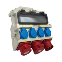 TP Electric ipari doboz szerelt hordozható 4x 2P+F + 5P16A + 5P32A(alj) + 5P32A(dv) OZ3370C-H
