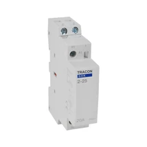 Tracon installációs kontaktor 25A 2xNO 230V AC 1modul SHK2-25