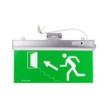 Tracon LED vészkijárat jelző lámpa ragasztható piktogramokkal EXIT-04-J