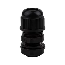 Tracon metrikus tömszelence fekete M12 3,5-7,5 mm IP66 MG-12F