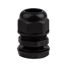 Tracon metrikus tömszelence fekete M32 15-24 mm IP66 MG-32F