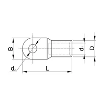 CL1,5- 3 szigeteletlen szemes csősaru