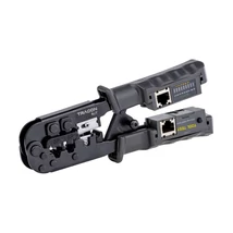 Tracon vágó- ,csupaszító- és présszerszám teszterrel RJ csatlakozókhoz RJT