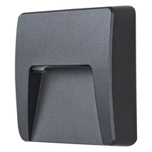 R.8894 Trento, kültéri fali lámpa LED 3W fekete