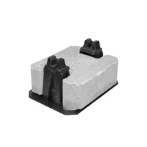 Vezetéktartó betongúla lapostetőre 1000g 8-10 mm köracélhoz