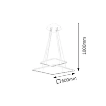 R.2546 Donatella min.stíl.függ.beép.LED ff-sal
