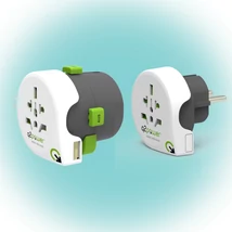 Q2 POWER Utazóadapter "Qdapter 360 USB" 2.100130 