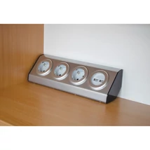 Elosztó 3-as2xUSBvezn.KNV03USB