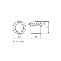 Kanlux ROGER DL-LED 12    7280
