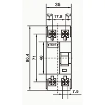 GMV FI relé 2p 40A/100MA  AC