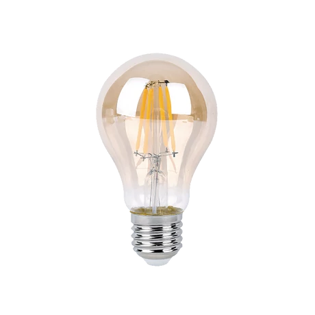 LED 10W E27 850Lm 2700K füst filament borostyán izzó 230V Rábalux 1657