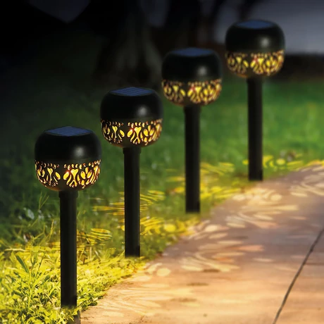 Garden of Eden Leszúrható szolár lámpa 1 melegfehér LED 8x8x38 cm 11276